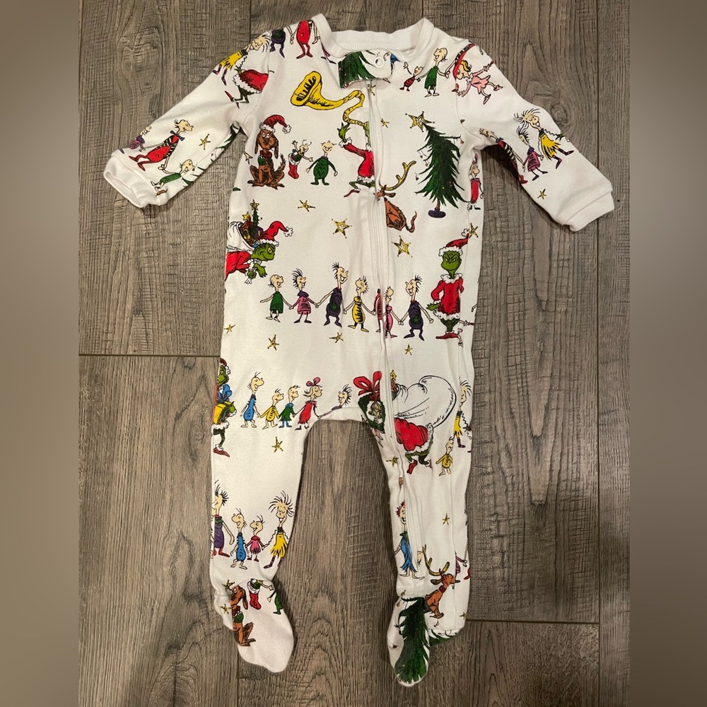 Pottery Barn Kids Grinch PJs